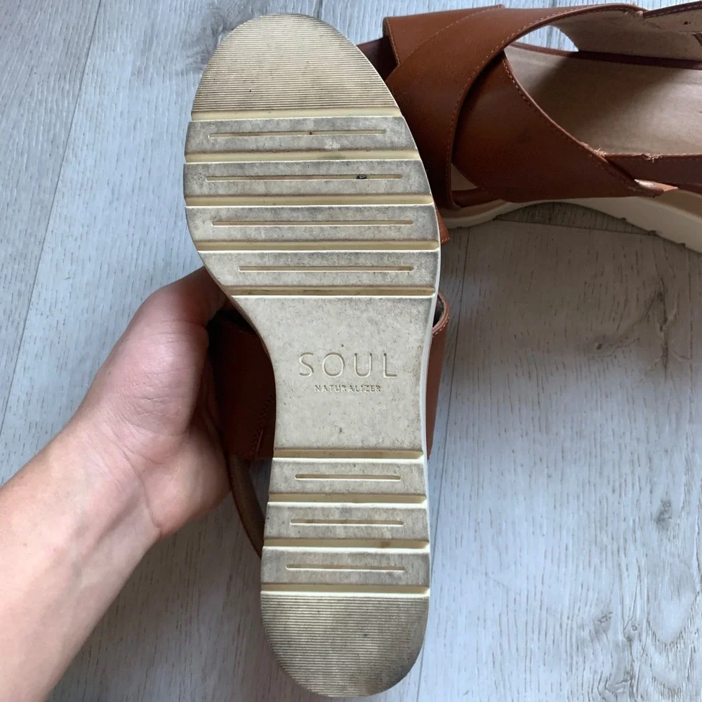 Soul Naturalizer‎ Womens Goodtimes Slingback Wedge Sandals